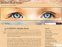 Tablet Screenshot of behindpaleblueeyes.wordpress.com