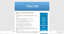 Desktop Screenshot of jlamac.wordpress.com