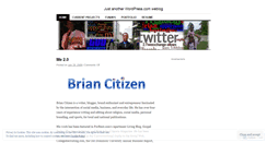 Desktop Screenshot of brianccitizen.wordpress.com