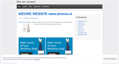 Desktop Screenshot of miavanjeveren.wordpress.com