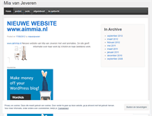 Tablet Screenshot of miavanjeveren.wordpress.com