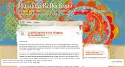 Desktop Screenshot of mandalareflections.wordpress.com