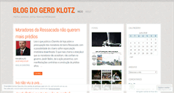 Desktop Screenshot of gerdklotz.wordpress.com