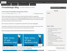 Tablet Screenshot of firmanbiologi.wordpress.com