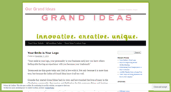 Desktop Screenshot of ourgrandideas.wordpress.com