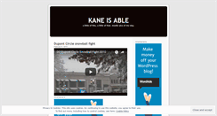 Desktop Screenshot of kaneisable.wordpress.com