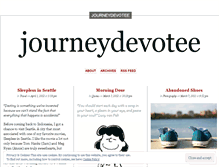 Tablet Screenshot of journeydevotee.wordpress.com