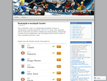 Tablet Screenshot of analiseesportiva.wordpress.com