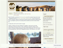 Tablet Screenshot of glaciercountyhoney.wordpress.com