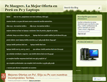 Tablet Screenshot of pcmazgrevconmejoresofertas.wordpress.com