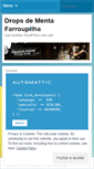 Mobile Screenshot of dropsfarroupilha.wordpress.com