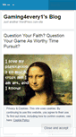 Mobile Screenshot of gaming4every1.wordpress.com