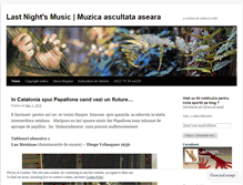 Tablet Screenshot of lastnightmusic.wordpress.com