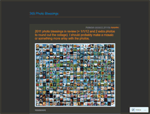 Tablet Screenshot of 365photoblessings.wordpress.com