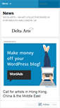 Mobile Screenshot of deltaarts.wordpress.com