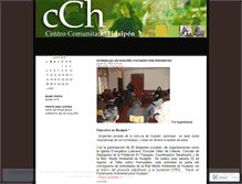 Tablet Screenshot of hualpencomunitario.wordpress.com