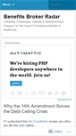 Mobile Screenshot of benefitsbrokers.wordpress.com