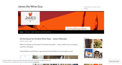 Desktop Screenshot of jamesthewineguy.wordpress.com