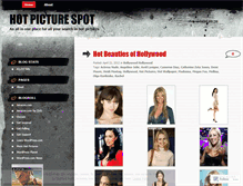 Tablet Screenshot of hotpicturespot.wordpress.com