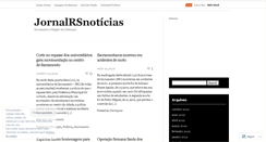 Desktop Screenshot of jornalrsnoticias.wordpress.com