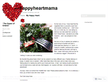 Tablet Screenshot of happyheartmama.wordpress.com