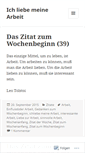 Mobile Screenshot of ichliebemeinearbeit.wordpress.com
