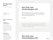 Tablet Screenshot of ichliebemeinearbeit.wordpress.com