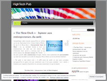 Tablet Screenshot of hightechpub.wordpress.com