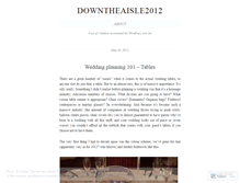 Tablet Screenshot of downtheaisle2012.wordpress.com