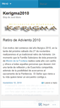 Mobile Screenshot of kerigma2010.wordpress.com