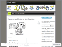 Tablet Screenshot of littleboris.wordpress.com
