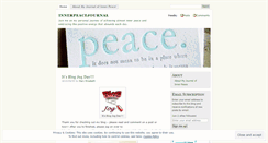 Desktop Screenshot of innerpeacejournal.wordpress.com