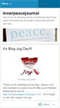Mobile Screenshot of innerpeacejournal.wordpress.com