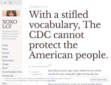 Tablet Screenshot of foodlovesfashion.wordpress.com