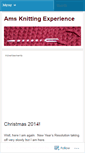 Mobile Screenshot of amsknits.wordpress.com