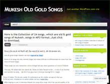 Tablet Screenshot of mukesholdgold.wordpress.com