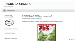 Desktop Screenshot of desdelacuneta.wordpress.com