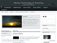 Tablet Screenshot of mostlytechnology.wordpress.com