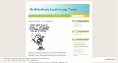 Desktop Screenshot of mcmillinrealtytrends.wordpress.com