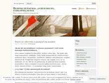 Tablet Screenshot of bezpieczenstwo.wordpress.com