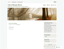 Tablet Screenshot of cruxbooks.wordpress.com