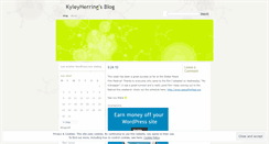 Desktop Screenshot of kyleyherring.wordpress.com