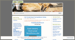 Desktop Screenshot of freedogtraining.wordpress.com