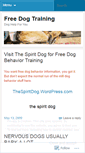 Mobile Screenshot of freedogtraining.wordpress.com