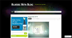 Desktop Screenshot of bluesec.wordpress.com