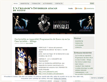 Tablet Screenshot of losinvisibles.wordpress.com