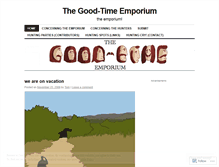 Tablet Screenshot of gtemporium.wordpress.com