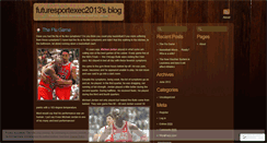 Desktop Screenshot of futuresportexec2013.wordpress.com