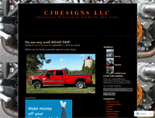 Tablet Screenshot of cjdesignsllc.wordpress.com