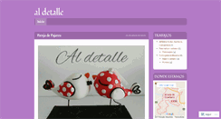 Desktop Screenshot of aldetalle.wordpress.com